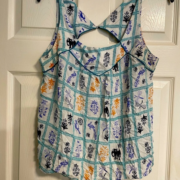 Anthropologie Mauve Top With Beautiful Pattern & Design - Picture 1 of 9